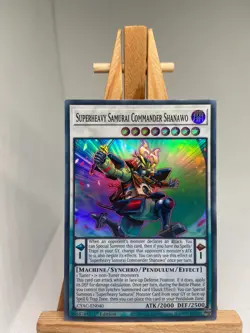 Superheavy Samurai Commander Shanawo Super Rare 1st Edition CYAC-EN040 NM YuGiOh - Image 1