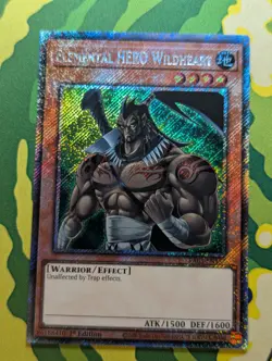 Elemental HERO Wildheart RA03-EN157 Platinum Secret Rare 1st Edition YuGiOh - Image 1