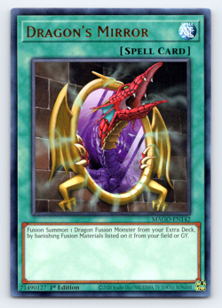 Dragon's Mirror - MAGO-EN142 - Rare - 1st Edition Yugioh - Image 1