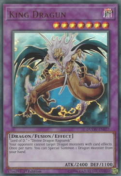 King Dragun - DUOV-EN077 - Ultra Rare - 1st Edition - Yugioh - Image 1