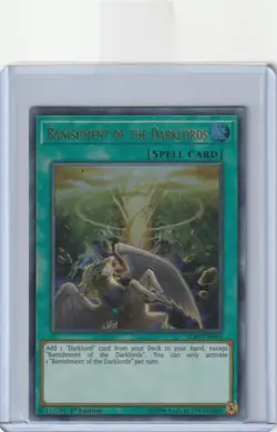 Yugioh BLRR-EN093 Banishment of the Darklords - Ultra Rare 1st Edition - Image 1