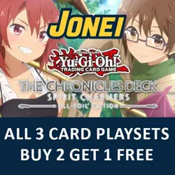 YuGiOh - The Chronicles Deck: Spirit Charmers - CH02-EN - All 3-Card Playsets - Image 1