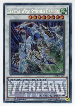 Yugioh RA02-EN029 - Crystal Wing Synchro Dragon - Secret Rare - Image 1