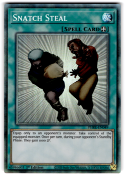 YUGIOH SNATCH STEAL COLLECTOR'S RARE NEAR MINT PHRE-EN049 - Image 1