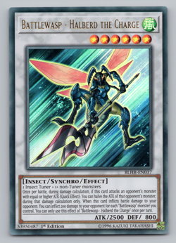 Battlewasp - Halberd the Charge - BLHR-EN037 - Ultra Rare - 1st Edition - Yugioh - Image 1