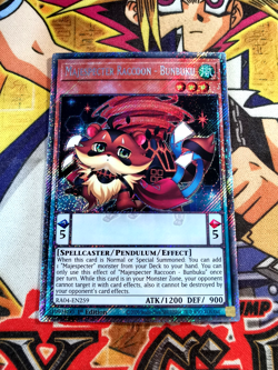 Majespecter Racoon - Bunbuku ra04-en259 (NEW) Platinum-Secret Yu-Gi-Oh - Image 1