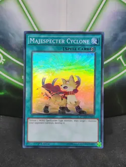 Yugioh Majespecter Cyclone DOCS-EN060 1st Edition Super Rare NM - Image 1