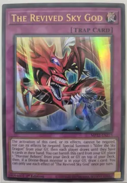YuGiOh The Revived Sky God Ultra Rare 1st Edition MP22-EN273 - Image 1