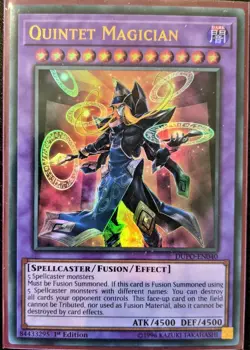YuGiOh Quintet Magician Ultra Rare 1st Edition DUPO-EN040/GFP2-EN127 NM - Image 1