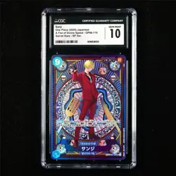 CGC 10 GEM MINT 2025 One Piece JPN Sanji OP06-119 SEC - Image 1