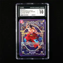 CGC 10 GEM MINT 2025 One Piece CHN Luffy-Tarou ST18-005 SR - Image 1