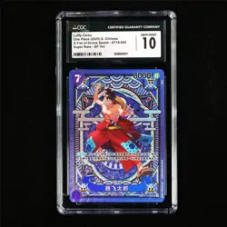 CGC 10 GEM MINT 2025 One Piece CHN Luffy-Tarou ST18-005 SR - Image 2
