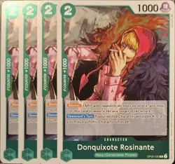 One Piece TCG - 4er Playset - OP05-030 Donquixote Rosinante R/EN/NM - Image 1