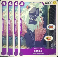 One Piece TCG - 4er Playset - OP02-088 Sphinx C/EN/NM - Image 1