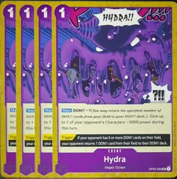One Piece TCG - 4er Playset - OP02-090 Hydra UC/EN/NM - Image 1
