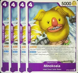 One Piece TCG - 4er Playset - OP02-086 Minokoala UC/EN/NM - Image 1