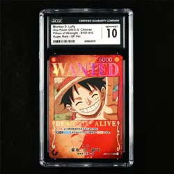 CGC 10 GEM MINT 2023 One Piece CHN Monkey D.Luffy ST01-012 SR - Image 1