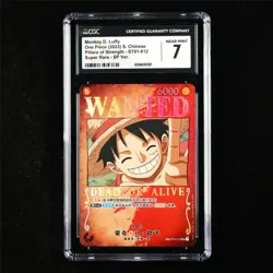 CGC 7 NEAR MINT 2023 One Piece CHN Monkey D.Luffy ST01-012 SR - Image 1