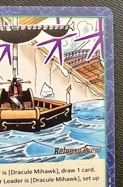 Coffin Boat OP14-039 One Piece CCG The Azure Sea's Seven Release Event Stamp NM - Image 3