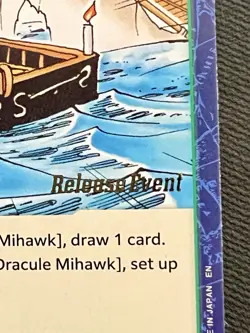 Coffin Boat OP14-039 One Piece CCG The Azure Sea's Seven Release Event Stamp NM - Image 4