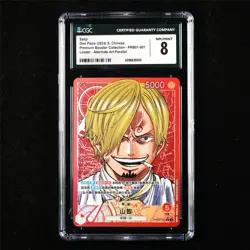 CGC 8 NM/MINT 2024 One Piece CHN Sanji PRB01-001 L - Image 1