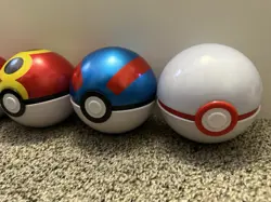 Pokemon Pokeball Tin Only Lot of 4 Empty Tins New No Cards - Image 3