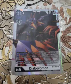 Digimon Card Game Diaboromon BT2-082 SR - Image 1