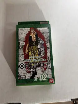 One Piece Card Game ST-02 Starter Deck ENGLISH Sealed New Worst Generation - Image 1