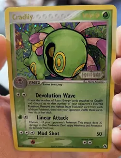 Cradily Holo Legend Maker 3/92 STAMPED LP Pokemon Card - Image 3