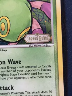 Cradily Holo Legend Maker 3/92 STAMPED LP Pokemon Card - Image 5