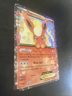 Pokemon TCG Flareon EX Holo Rare Card RC6/RC32 Generations - Image 2