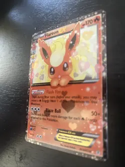 Pokemon TCG Flareon EX Holo Rare Card RC6/RC32 Generations - Image 3