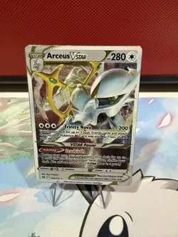 Arceus VSTAR 123/172 METAL Card Pokemon Ultra Premium Collection Brilliant Stars - Image 1