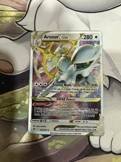 Arceus VSTAR 123/172 METAL Card Pokemon Ultra Premium Collection Brilliant Stars - Image 2