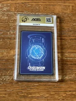 AGS 9.5 MINT+ Digimon Card Game: Classic Collection WarGreymon EX1-009 SR Graded - Image 4