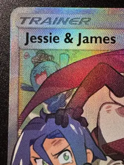 Jessie & James 68/68 Hidden Fates Pokemon Card Holo Foil Rare Full Art Near Mint - Image 3
