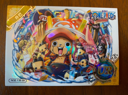One Piece Anime Collectable Trading Card UR Insert CHOPPER Movie RED Card - Image 1