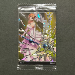 S4208 Nami in Wedding Dress SR Holo Japanese One Piece Wafer Card Sealed D28 - Image 2