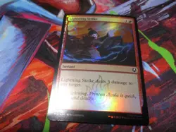Avatar the Last Airbender MTG Lightning Strike Foil Card #0146 - Image 1