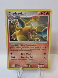 Charizard LV. 60 Arceus Cracked Ice Holo 1/99 Pokemon TCG 2009 Card MP - Image 1