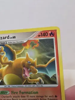 Charizard LV. 60 Arceus Cracked Ice Holo 1/99 Pokemon TCG 2009 Card MP - Image 3