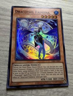 Dracotail Faimena DBJH-AE002 Super Rare AE NM YuGiOh Card - Image 1