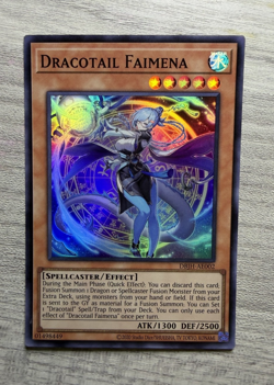 Dracotail Faimena DBJH-AE002 Super Rare AE NM YuGiOh Card - Image 2