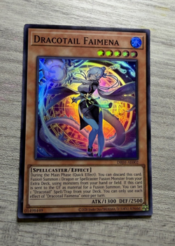 Dracotail Faimena DBJH-AE002 Super Rare AE NM YuGiOh Card - Image 3