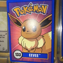 Eevee #133 - Official Nintendo Pokemon Promo Card 1998 Blue Border Vintage - Image 1