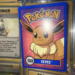 Eevee #133 - Official Nintendo Pokemon Promo Card 1998 Blue Border Vintage - Image 2