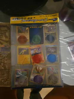 All Neo Premium Files 1 2 and 3. File 1 and 3 Sealed 2 Not Sealed Pokemon Cards - Image 4