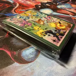 Pokemon Prismatic Evolutions UPC Eeveelutions Card Sleeves 65ct - Official - Image 3
