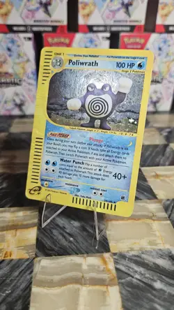 Pokemon Poliwrath Expedition Holo Rare Card #24 - Image 1