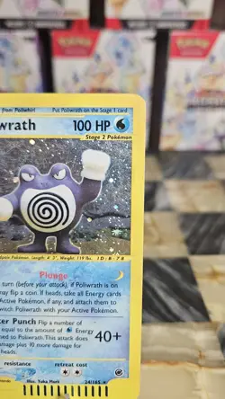 Pokemon Poliwrath Expedition Holo Rare Card #24 - Image 4